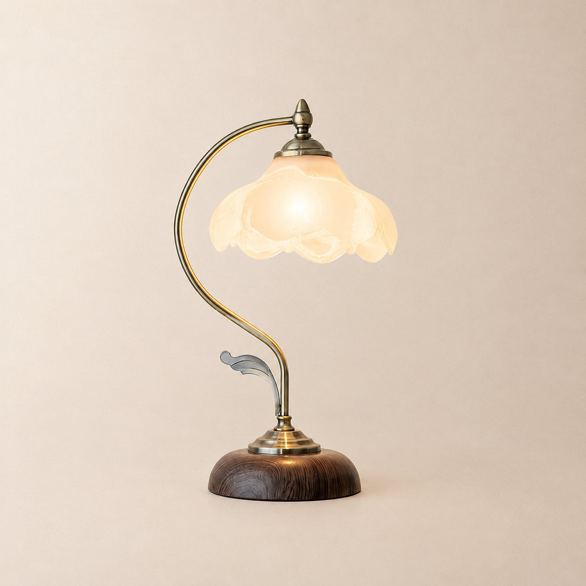 Tricolordeer Laiton Antique Accent Table Lamp