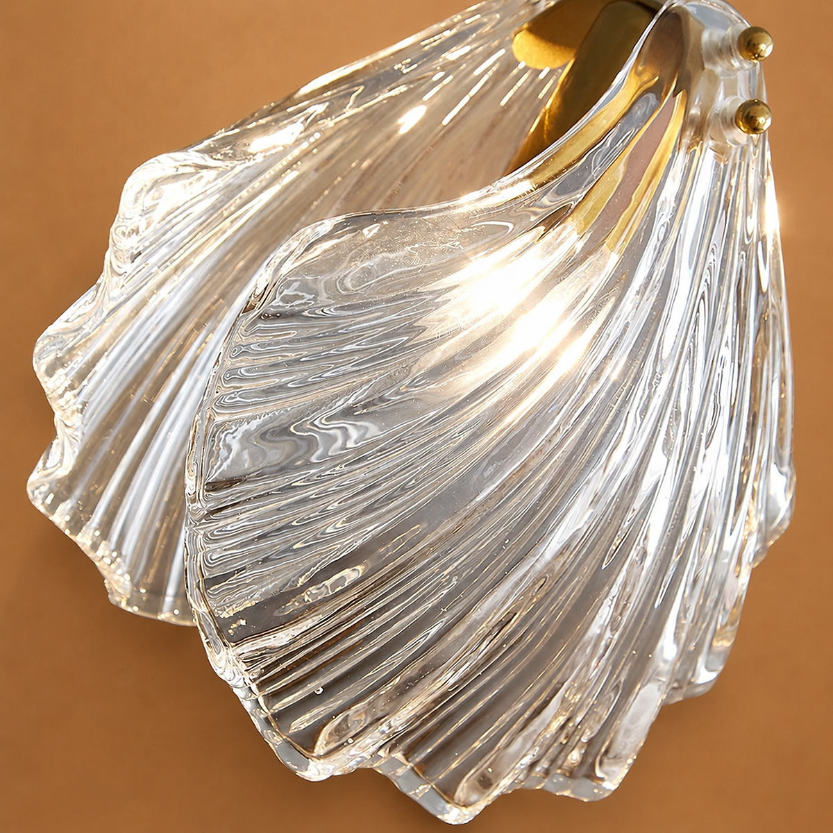 Hand-Blown Glass Swag Pendant Light