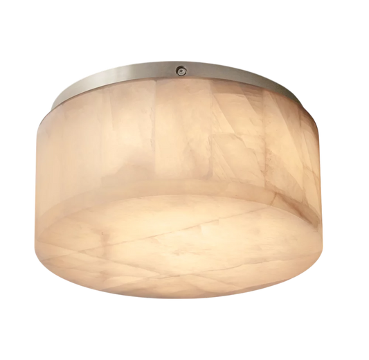 Rivaga Calcite Round Flushmount 6"10"14"