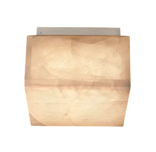 Rivaga Calcite Square Flushmount 6"10"14"