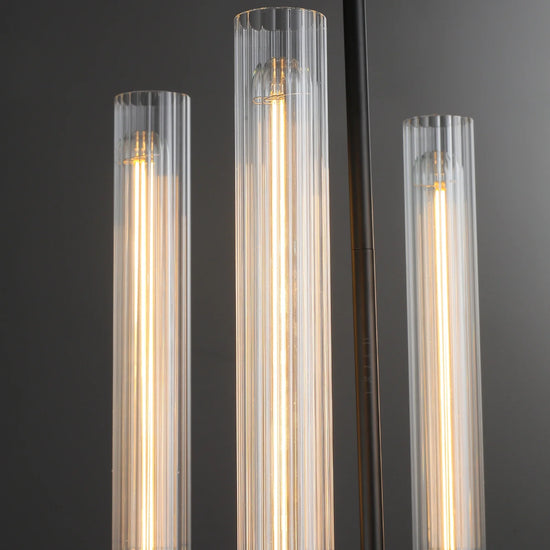 Cannel Glass Round Chandelier