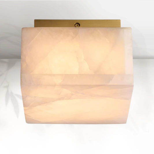 Rivaga Calcite Square Flushmount 6"10"14"