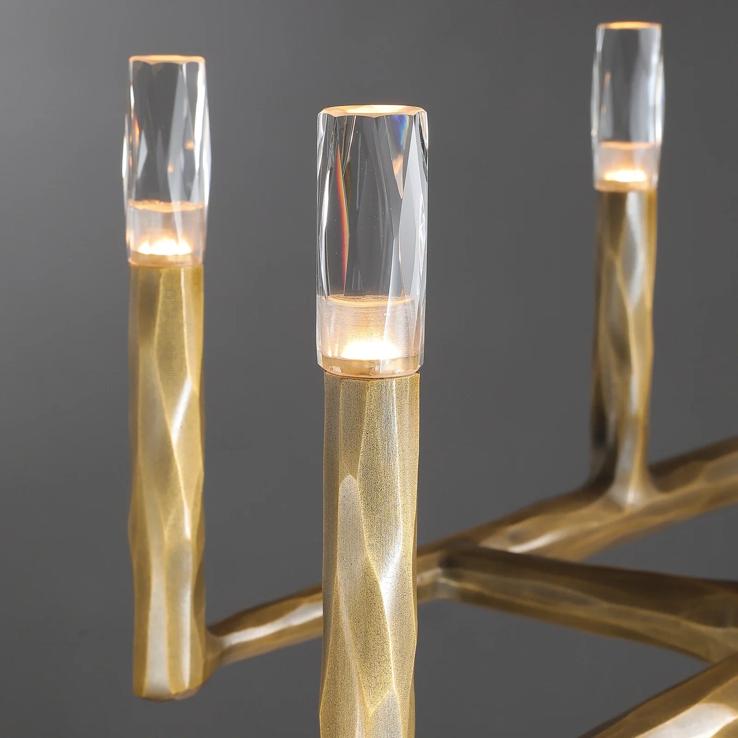 Thaddeas Forged Linear Chandelier 54"/72"/96"