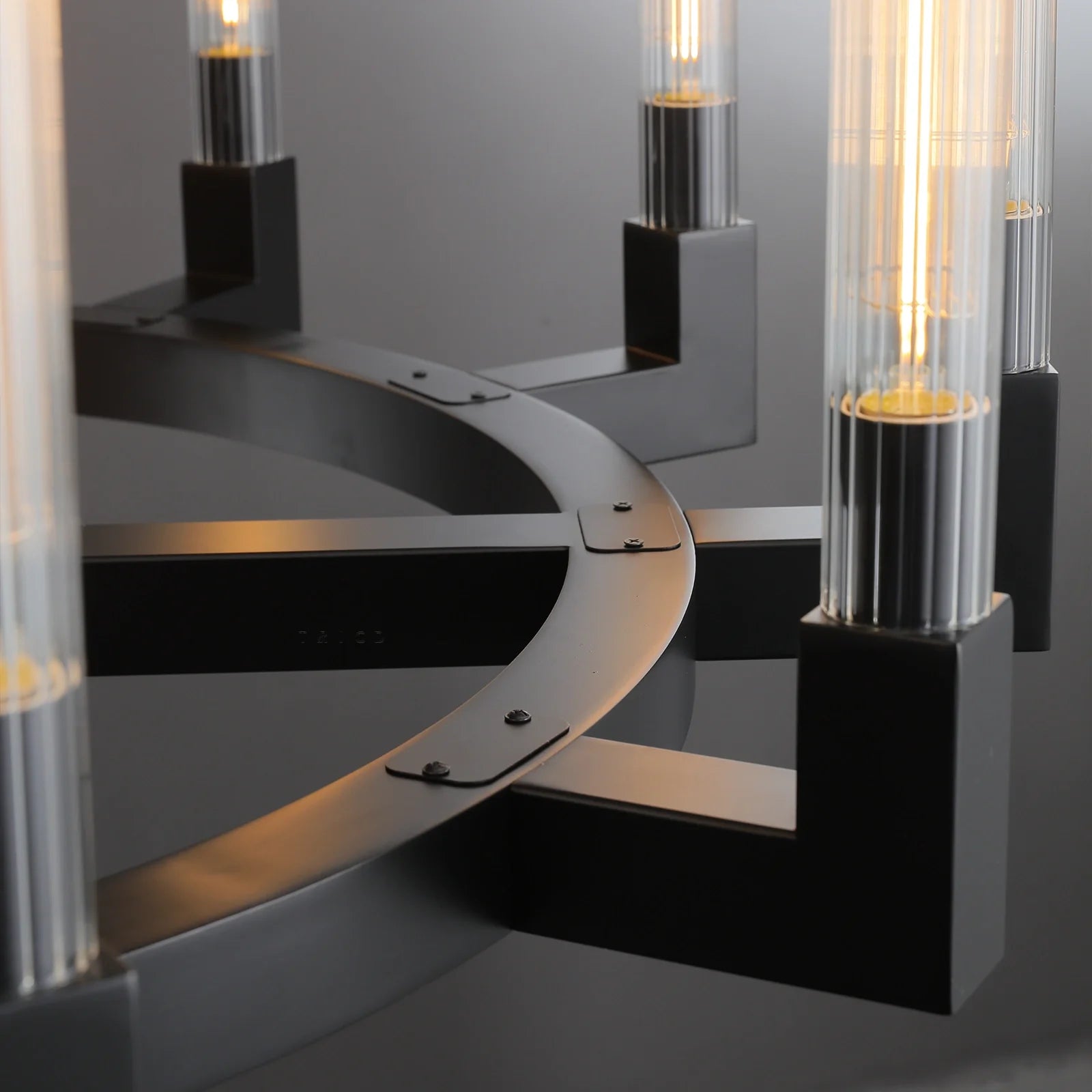 Cannel Glass Round Chandelier