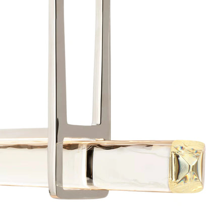 Oudubon Crystal Single Bar Linear Chandelier 60"