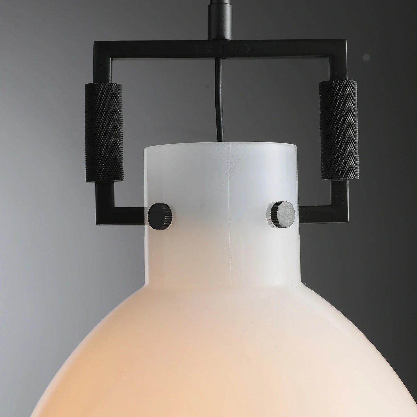 Zephyral Milk Glass Cloche Pendant