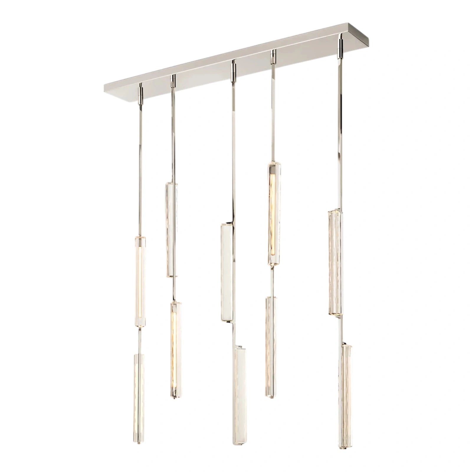 Oudubon Crystal Linear Chandelier 54"