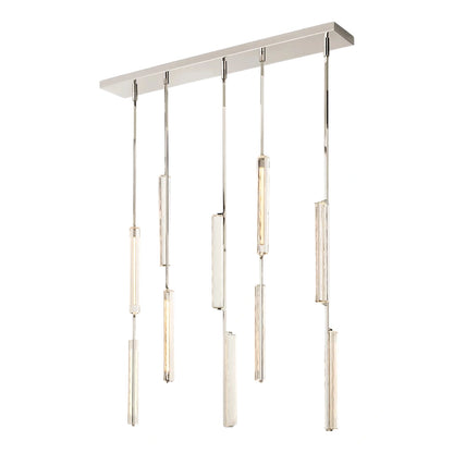 Oudubon Crystal Linear Chandelier 54"