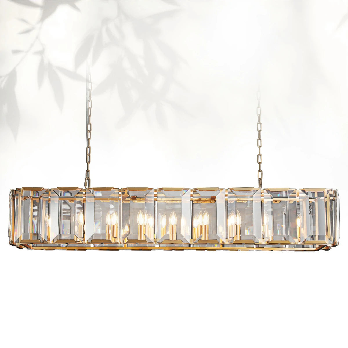 Harlows Crystal Rectangle Chandelier