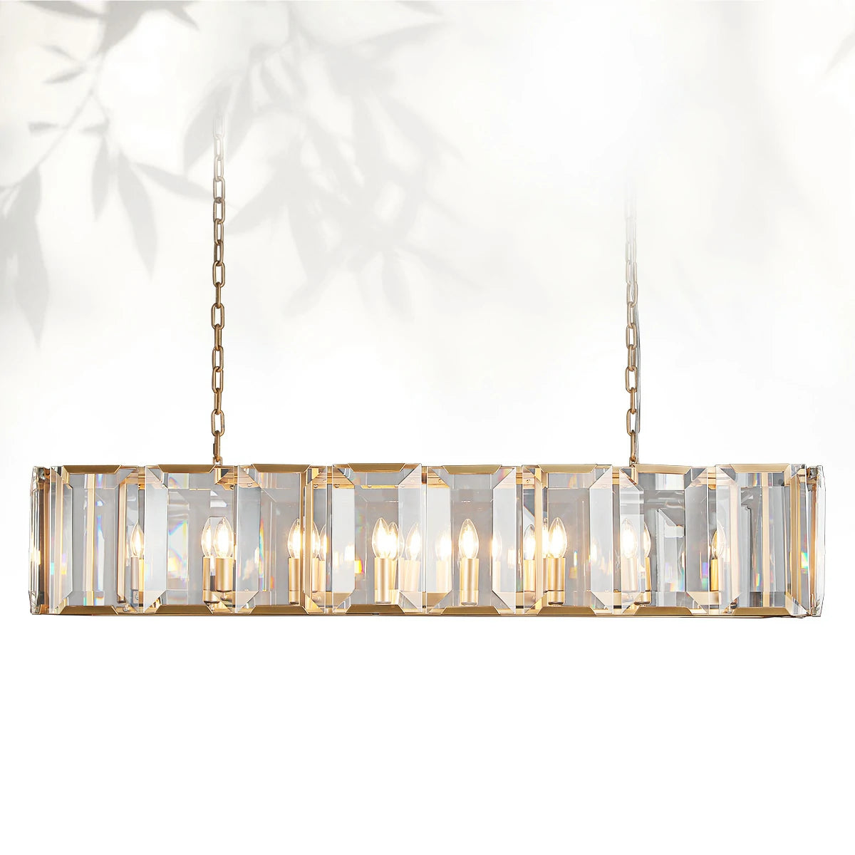 Harlows Crystal Rectangle Chandelier