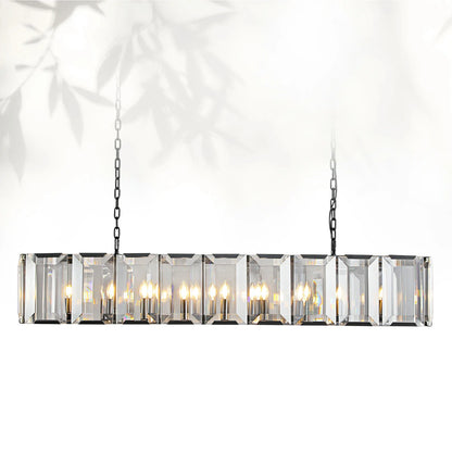 Harlows Crystal Rectangle Chandelier
