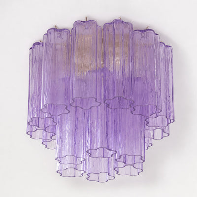 Radial Starburst Glass Ceiling Lamp