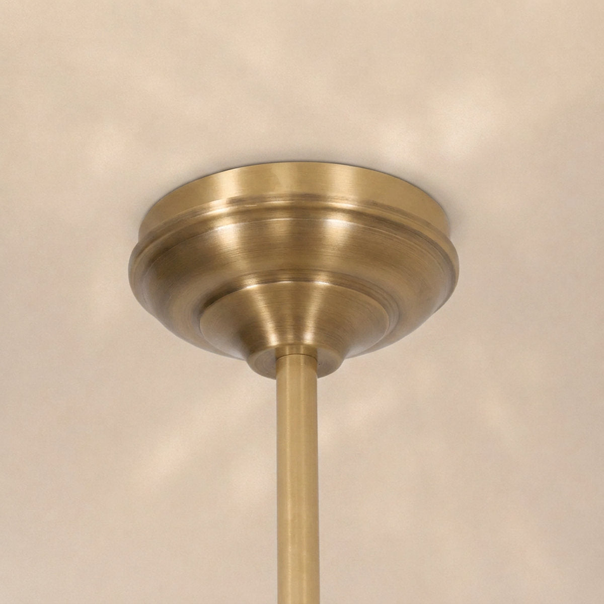2-Light Linear Brass Pendant Lamp