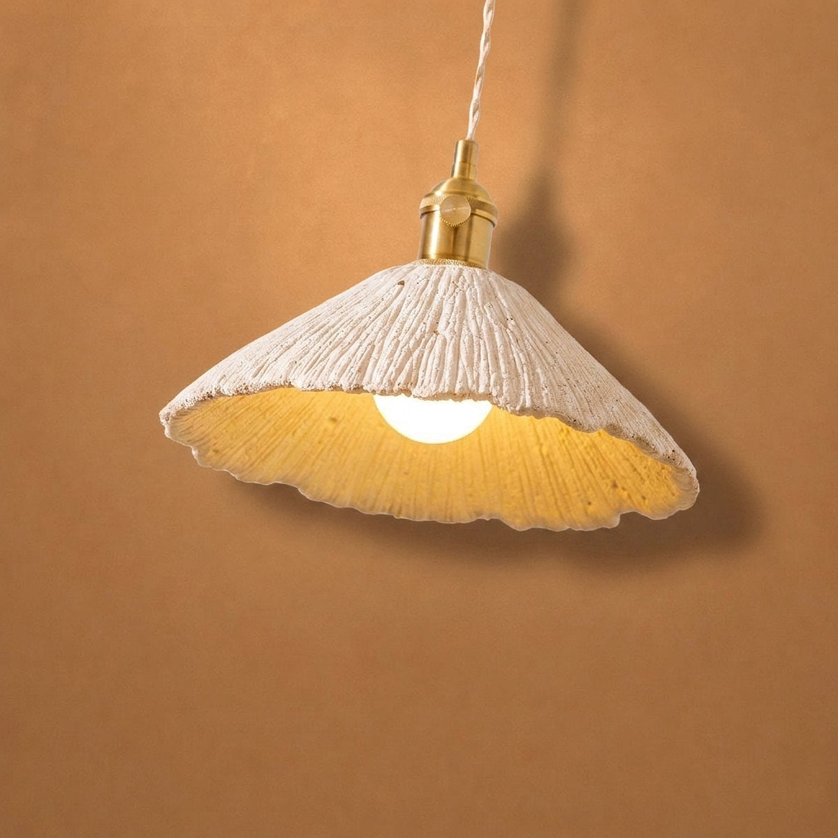 Raw Texture Cement Pendant Light Collection for Dining Room & Living Room