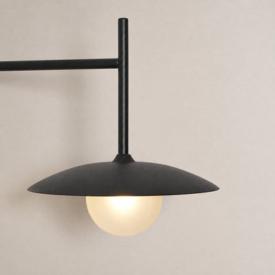 Gea Swing Arm Plug-in Wall Lamp, 9.8-Inch x H 31.5-Inch, Black, US Plug for Bedroom & Living Room