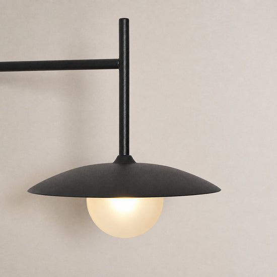 Gea Swing Arm Plug-in Wall Lamp, 9.8-Inch x H 31.5-Inch, Black, US Plug for Bedroom & Living Room