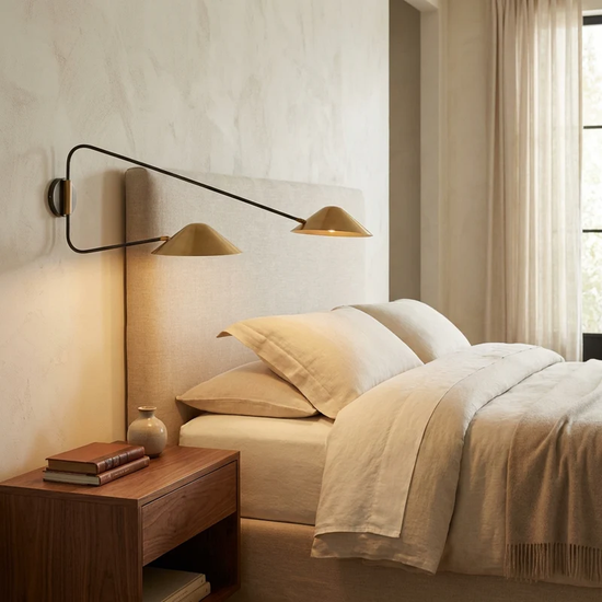Simms Long Arm 2-Light Wall Sconce
