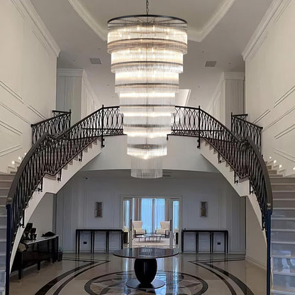 Glass Chandeliers 39"