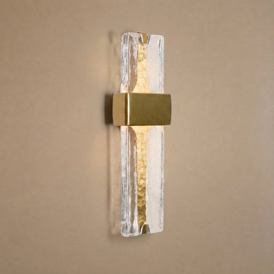 Torch Wall Lamp, 5.9-Inch x H 19.7-Inch, Gold, Warm Light for Living Room