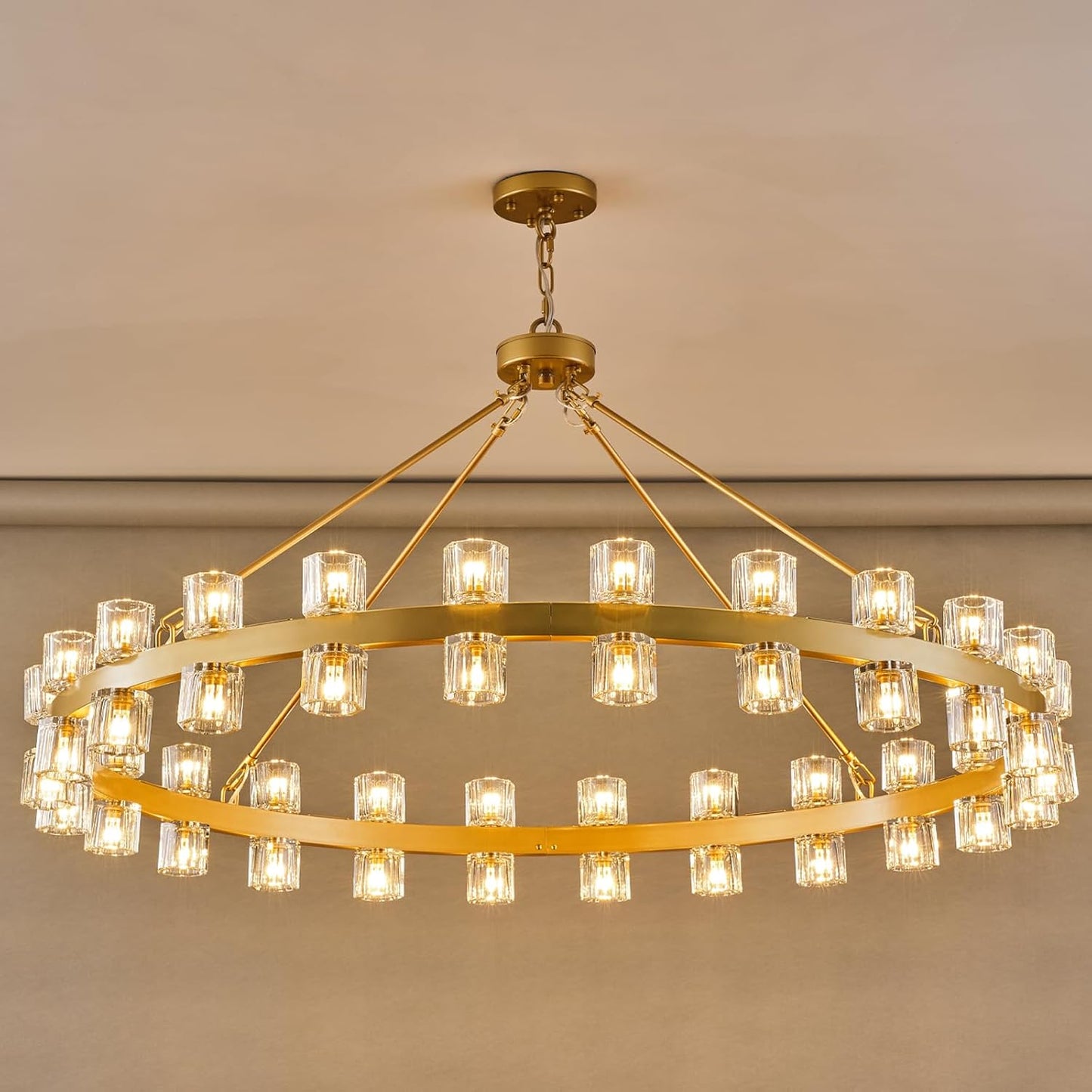 Chain-Style Regel Round Chandelier