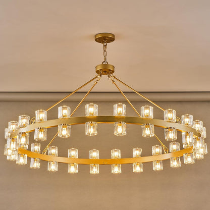 Chain-Style Regel Round Chandelier