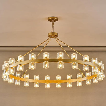 Chain-Style Regel Round Chandelier