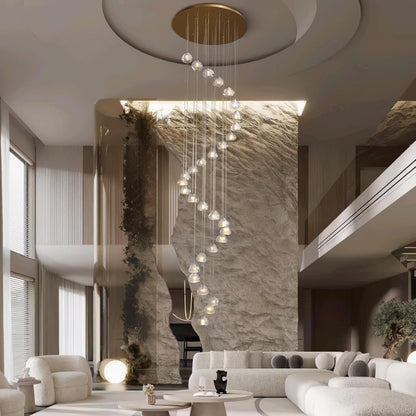 Crystal Staircase Chandelier