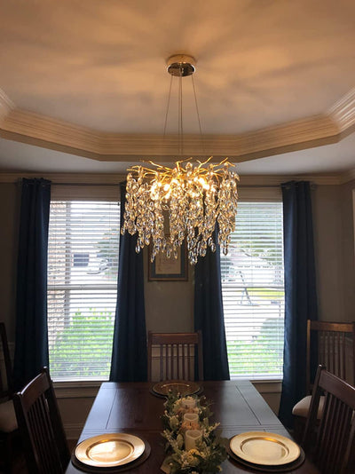 Albero Modern French-Style Branch Crystal Chandelier