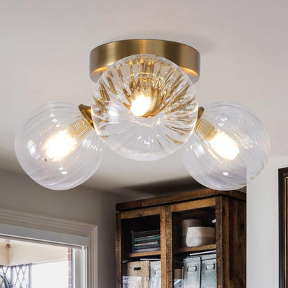 Bubble Ball Swirl Glass Ceiling Pendant Light