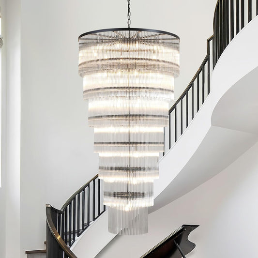 Glass Chandeliers 39"