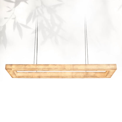 Rivaga Rectangular Calcite Chandelier