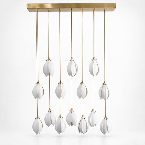 Petal Pendant Light with Versatile Configurations