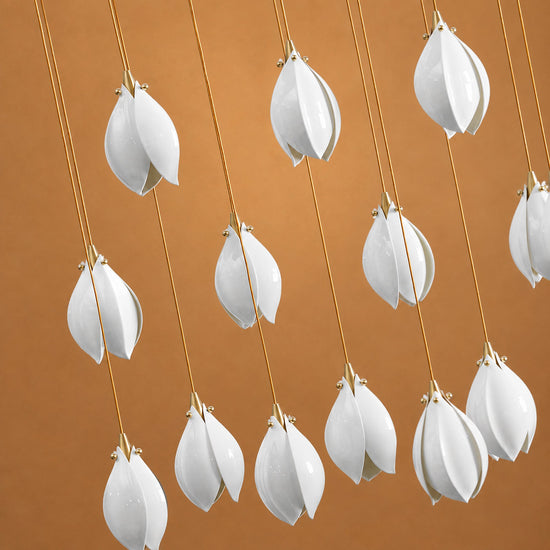 Petal Pendant Light with Versatile Configurations