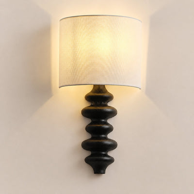 Fishbone Wall Lamp, L 11.8-Inch x W 6.3-Inch x H 20.9-Inch, Wood for Living Room