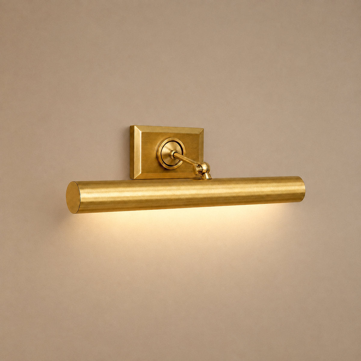 Tricolordeer Two-Light Linear Brass Art Light