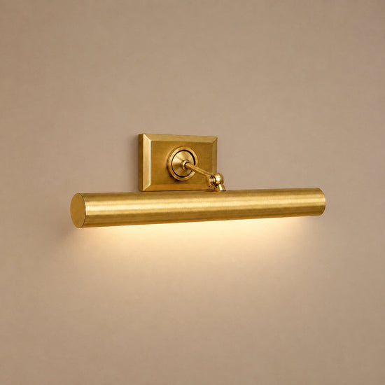 Tricolordeer Two-Light Linear Brass Art Light