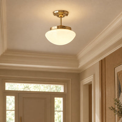 Tricolordeer Art Deco Glass Ceiling Lamp