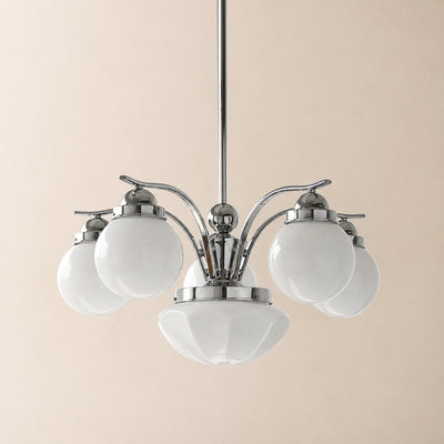 Tricolordeer Globe Glass Multi-Light Chandelier