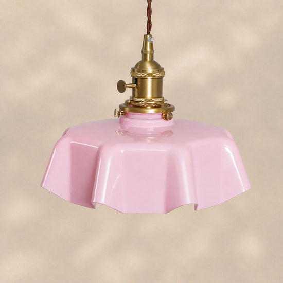 Pleated Glass Pendant Light Collection