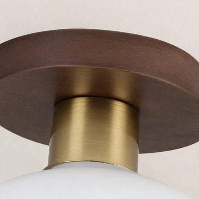 Tricolordeer Artisan Opal Glass Ceiling Lamp