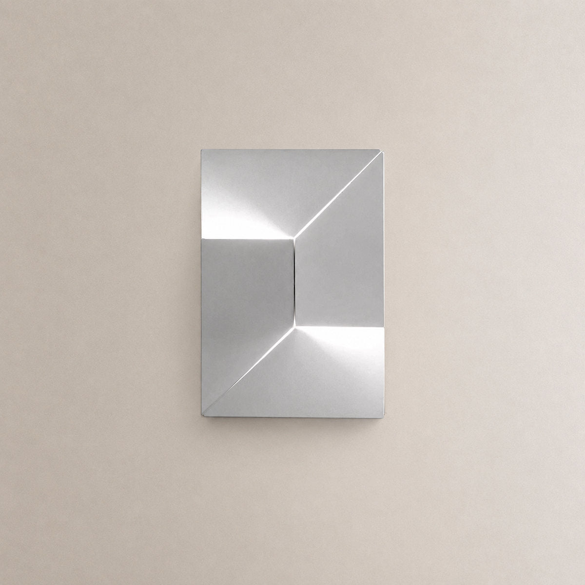 Shadows Grand Wall Lamp, L 11.8-Inch, White & Wired version, Wired & Warm Light for Living Room