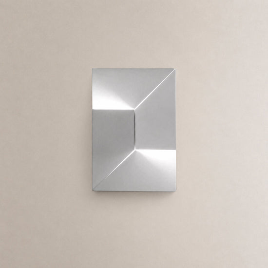 Shadows Grand Wall Lamp, L 11.8-Inch, White & Wired version, Wired & Warm Light for Living Room