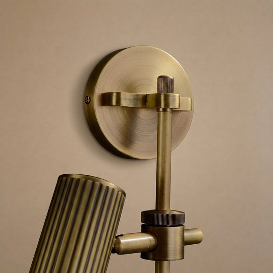 Spot Rail Wall Lamp,6.7~ 9.4-Inch x H 21.7~28-Inch, Bronze for Living Room