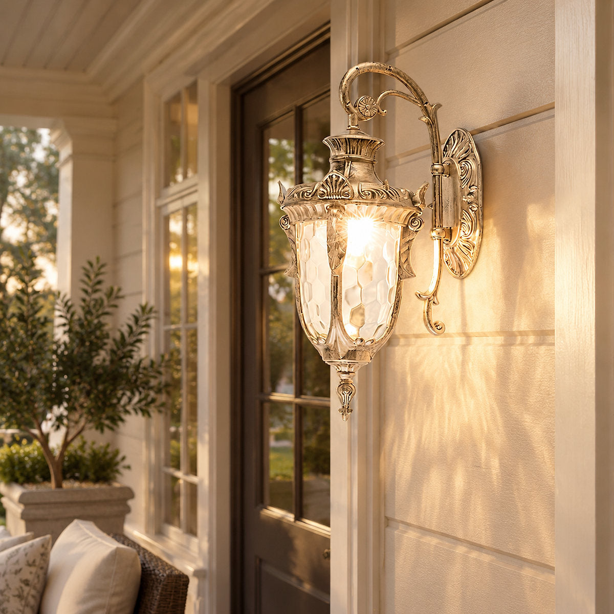 Heritage Outdoor Wall Lamp, Black for Living Room