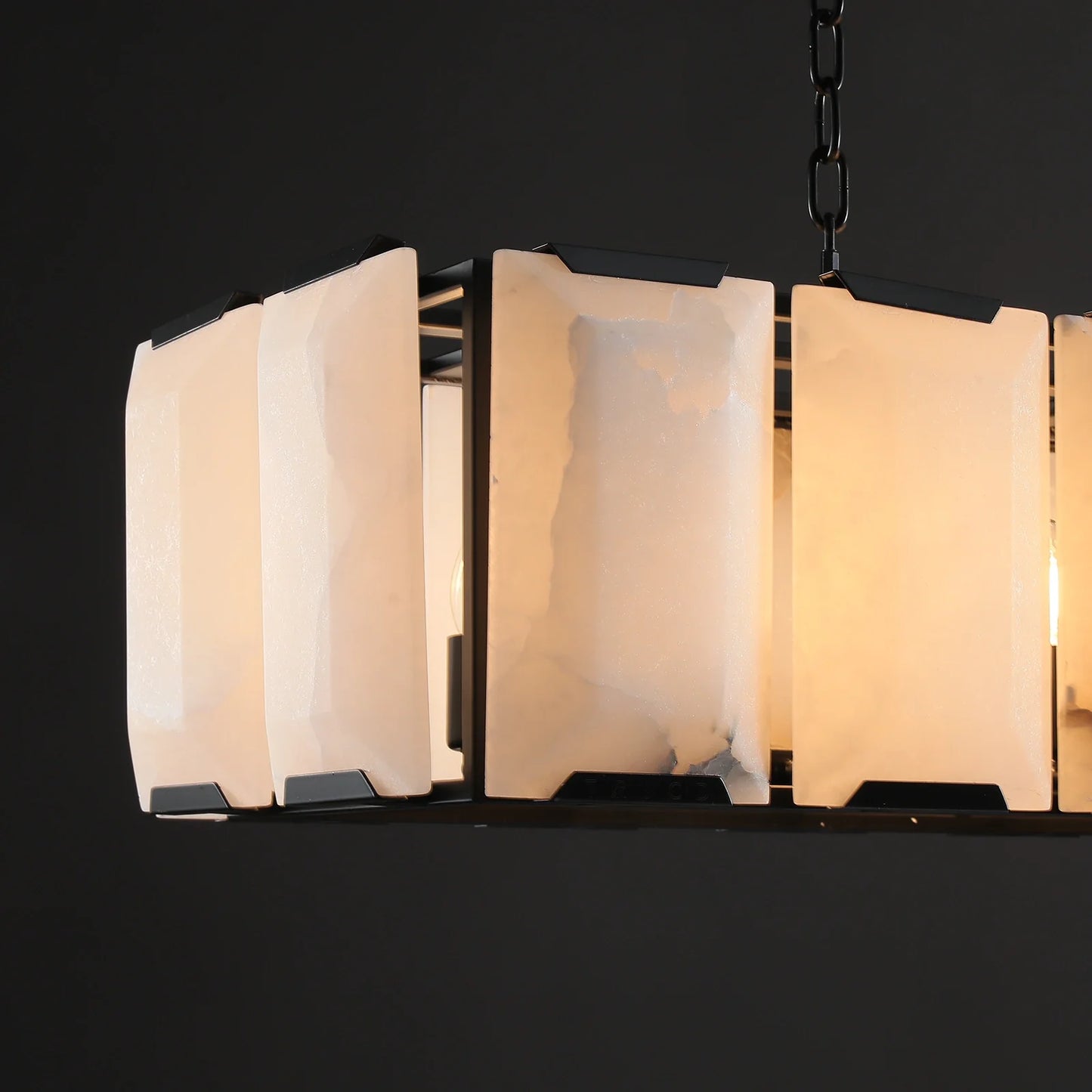 Carlow Calcite Rectangular Chandelier