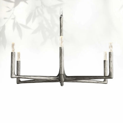 Thaddeas Forged Round Chandelier 12"/36"/48"/60"/72"