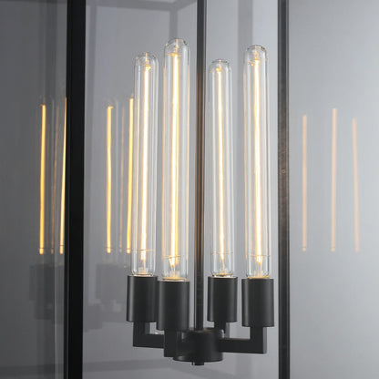 Bickman Glass Lantern Modern Pendant 26"34"