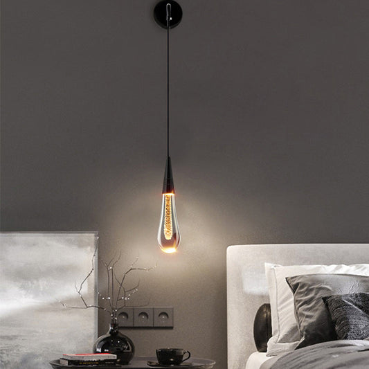 Denise Raindrop Glass Solitairen Crystal Elegance Wall Sconce