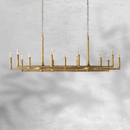 Thalen Forged Linear Chandelier