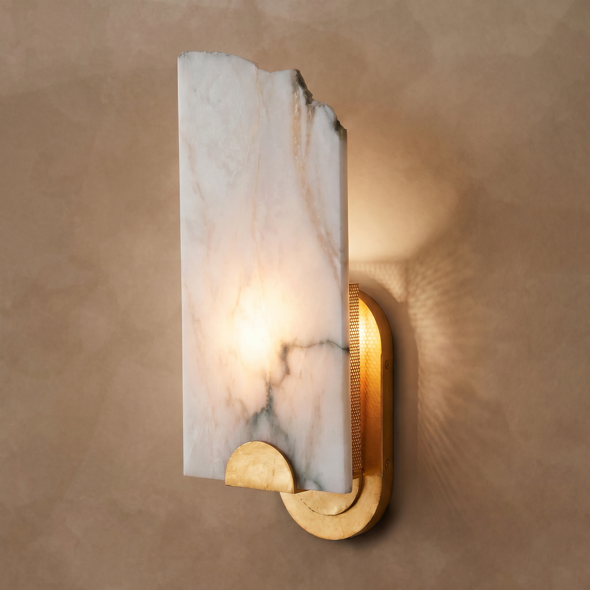 Jonah Alabaster Sconce